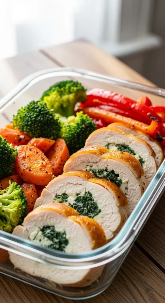 Creamy Spinach Stuffed Chicken