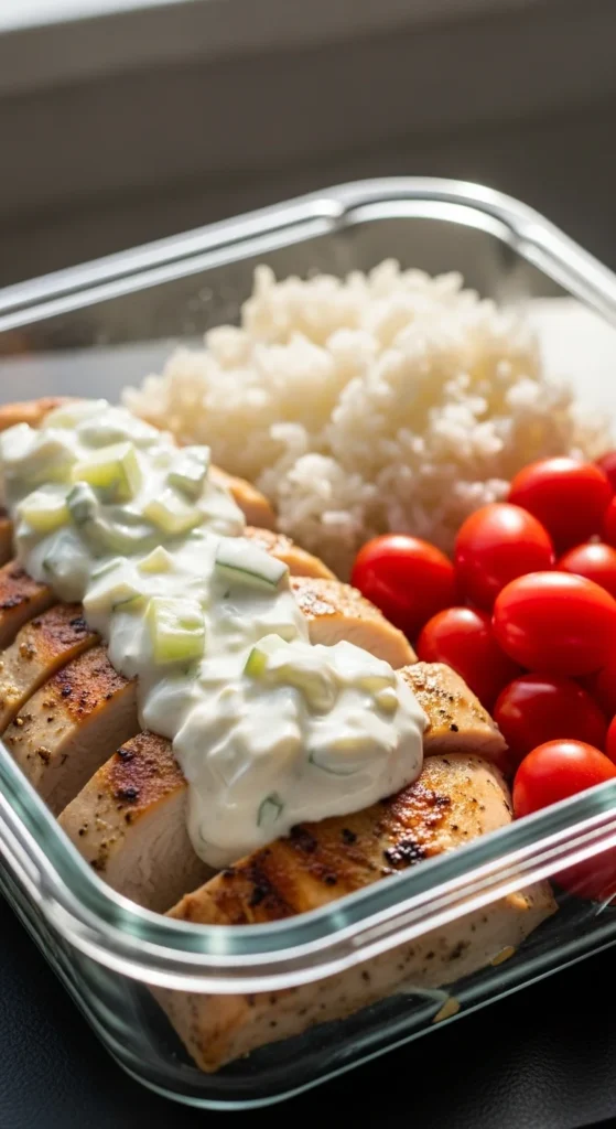 Mediterranean Cucumber Yogurt Chicken