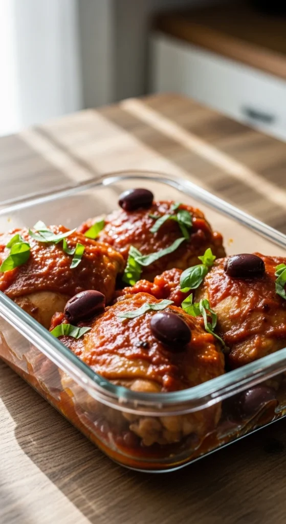 Mediterranean Tomato Braised Chicken