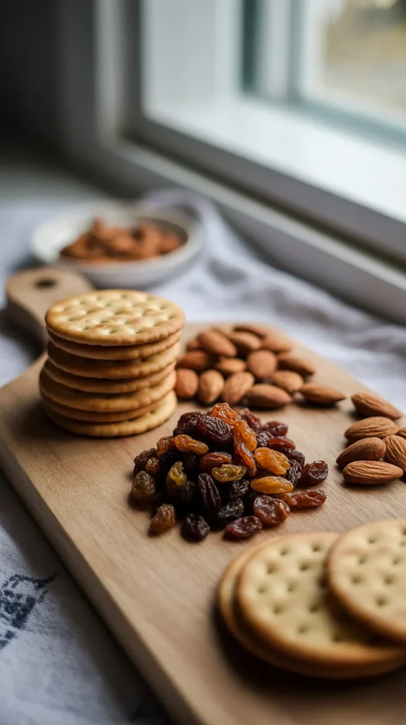 Raisin and Almond Snack Board