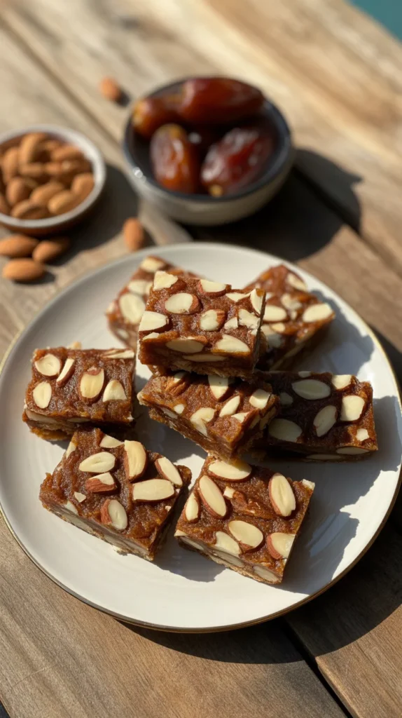 Almond Date Energy Bars