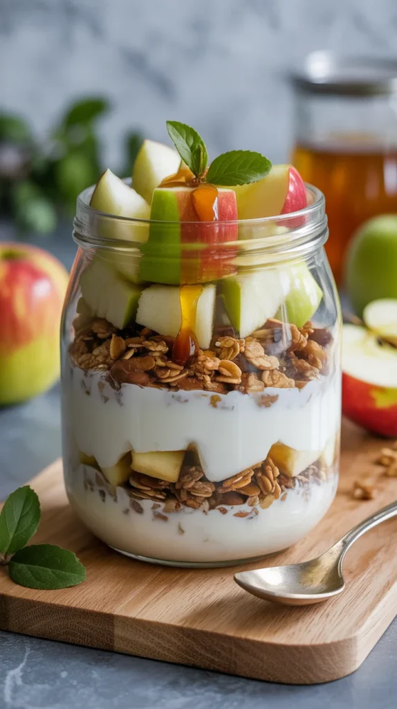 Apple Honey Granola Parfait