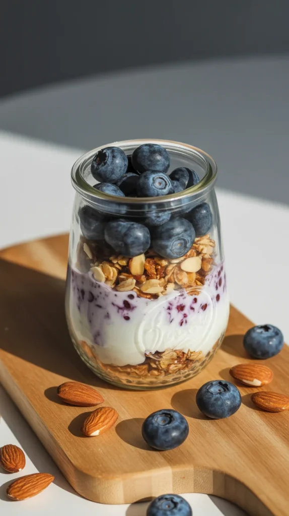 Blueberry Almond Breakfast Parfait