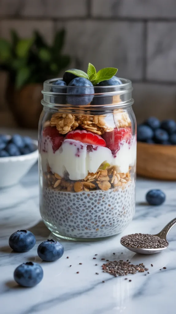Blueberry Chia Parfait