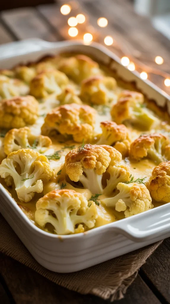 Cheesy Cauliflower Bake