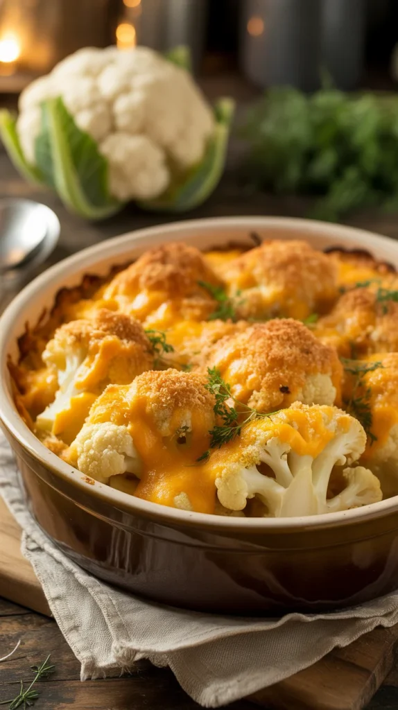 Cheesy Cauliflower Casserole
