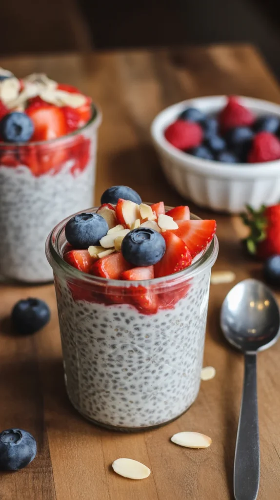 Chia Berry Energy Pudding