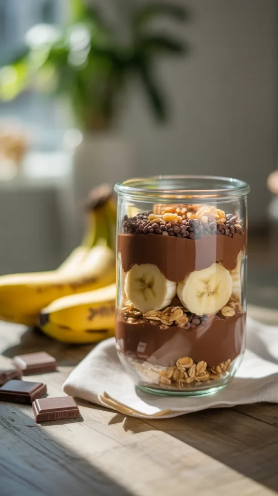 Chocolate Banana Protein Parfait