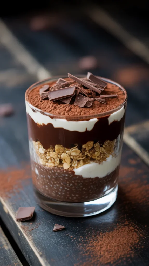 Chocolate Chia Parfait