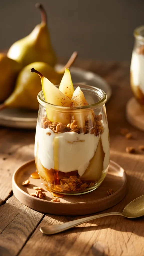 Cinnamon Pear Parfait