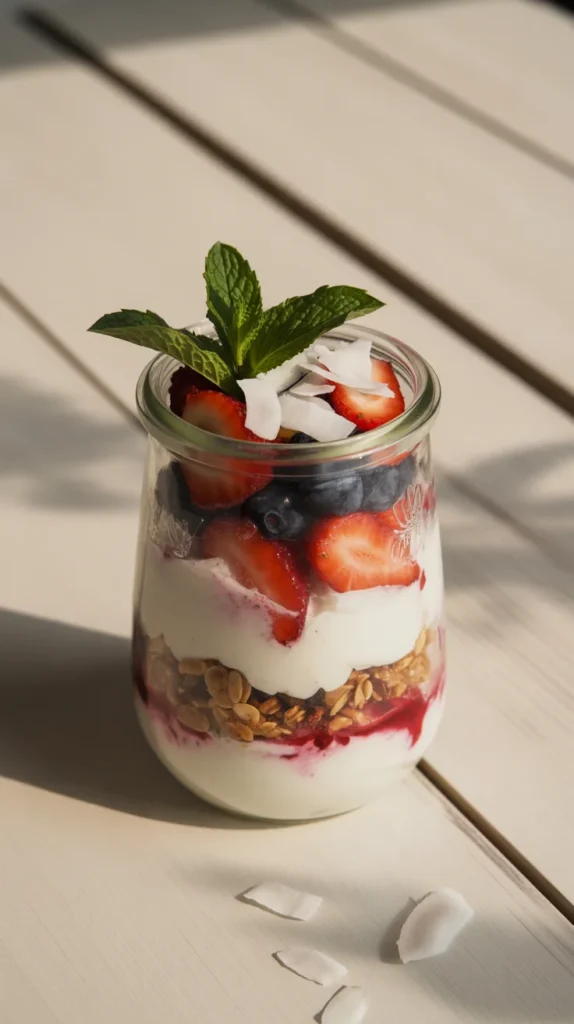 Coconut Berry Parfait