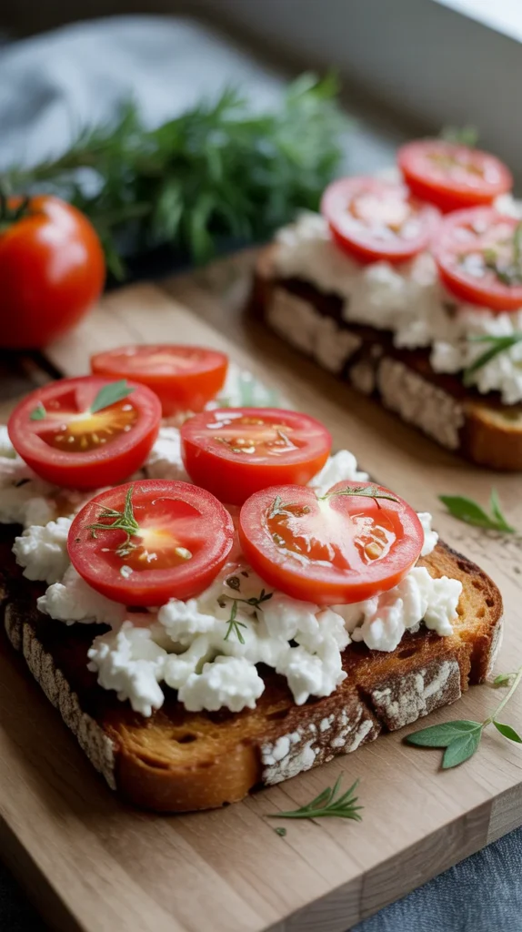 Cottage Cheese Toast