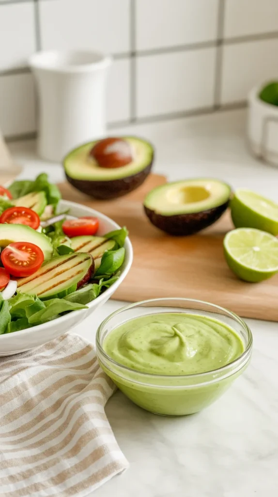 Creamy Avocado Lime Dressing