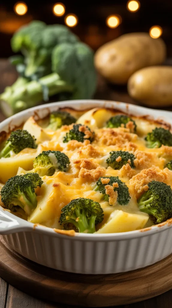 Creamy Broccoli Potato Bake