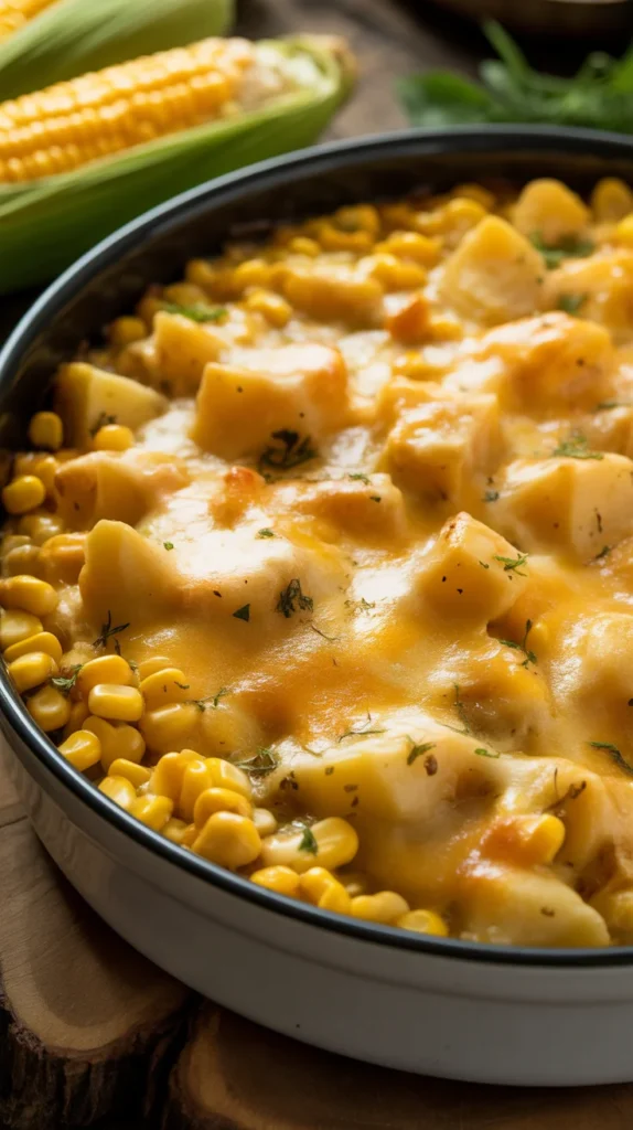 Creamy Corn and Potato Casserole