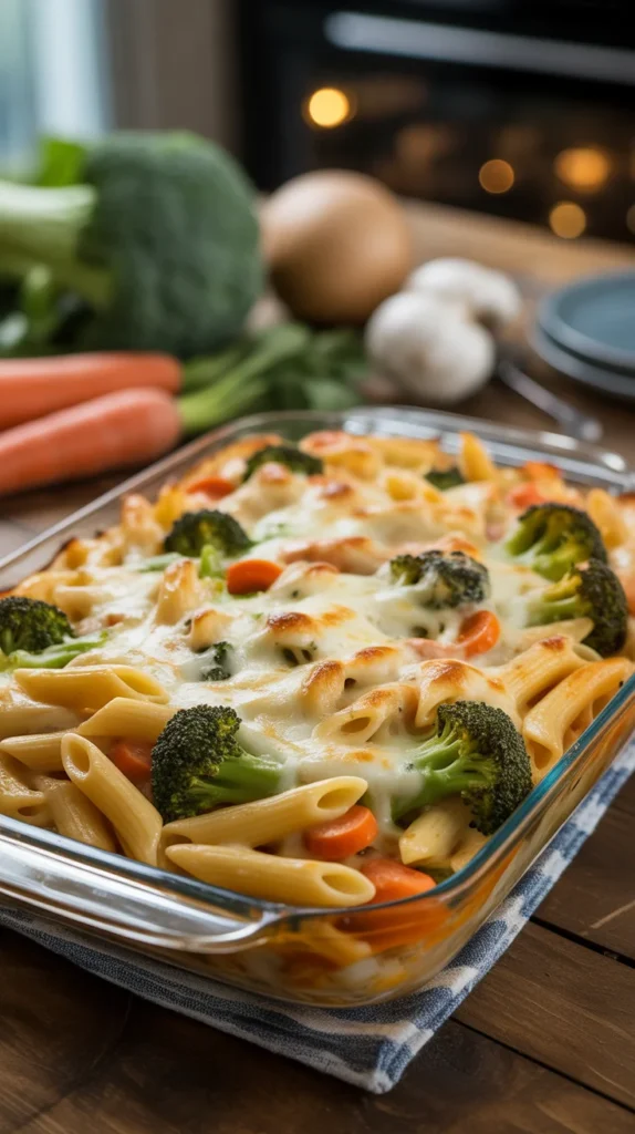 Creamy Vegetable Pasta Bake