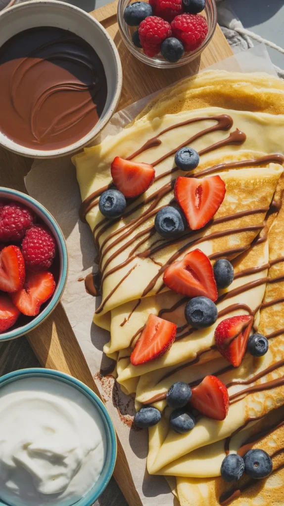 Crepe Dessert Board