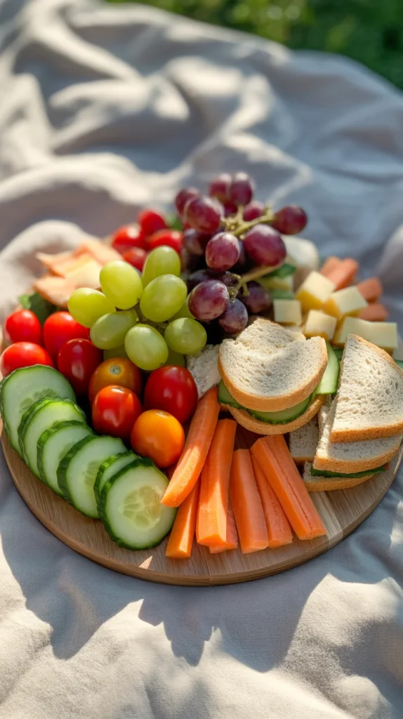 Garden Picnic Kids Charcuterie Board
