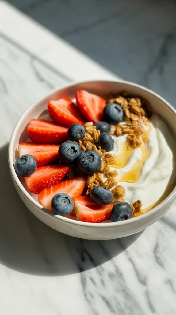 Greek Yogurt Berry Bowl
