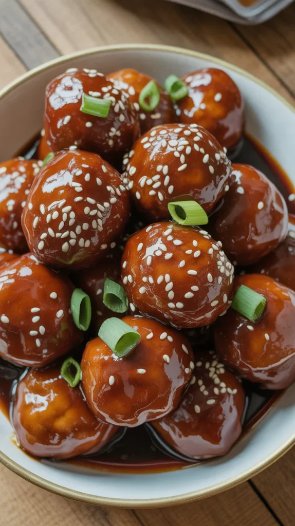 Honey Garlic Meatballs