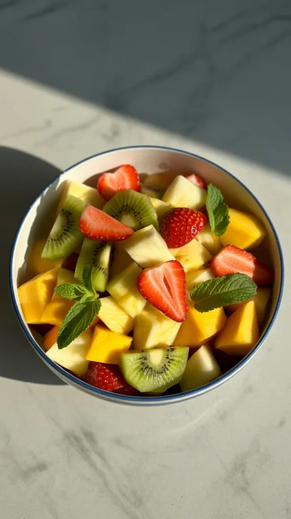 Honey Lime Fruit Bowl