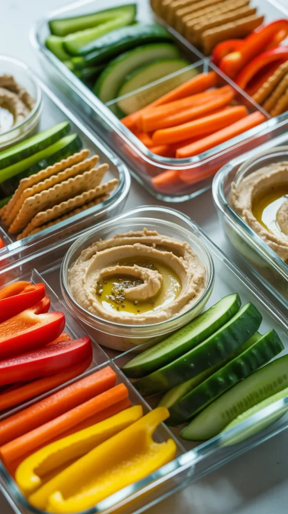Hummus Veggie Boxes