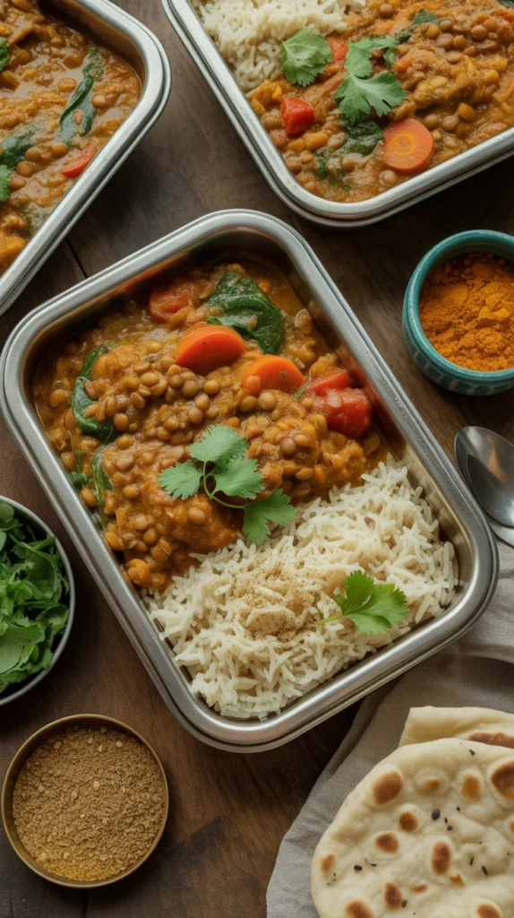 Lentil and Vegetable Meal Prep Curry