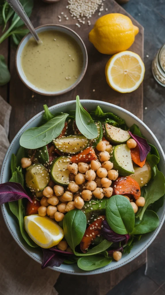 Light Tahini Lemon Dressing