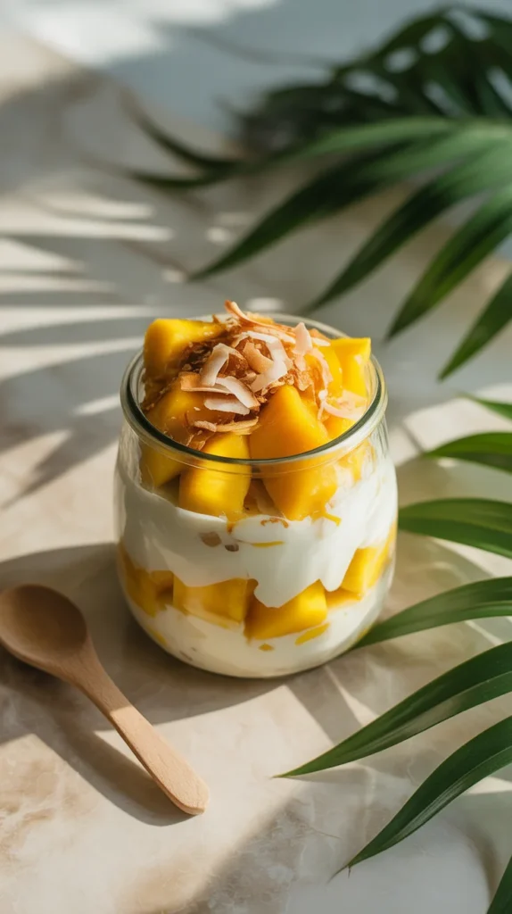 Mango Coconut Parfait