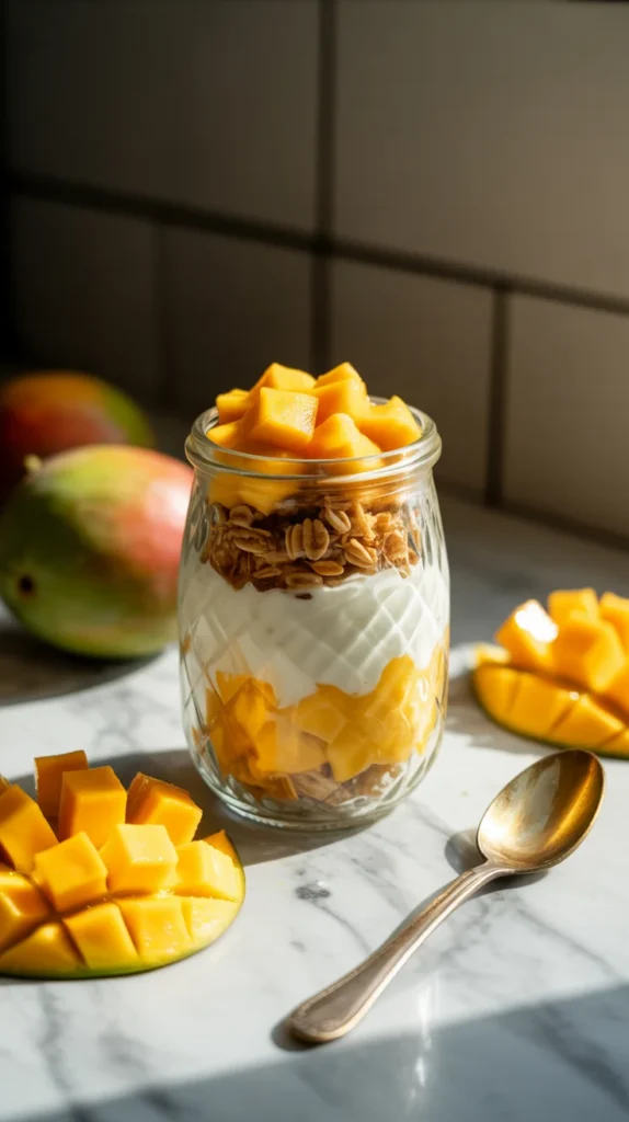 Mango Yogurt Granola Parfait
