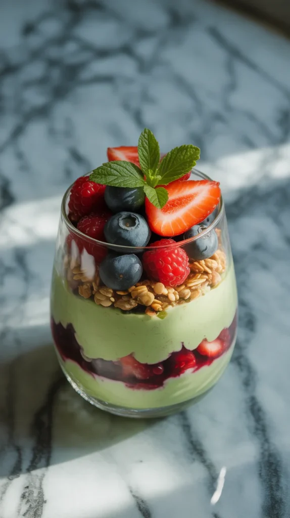 Matcha Berry Parfait