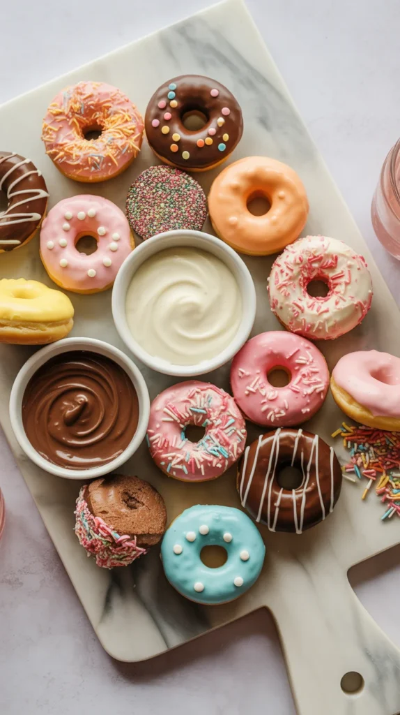 Mini Donut Dessert Board