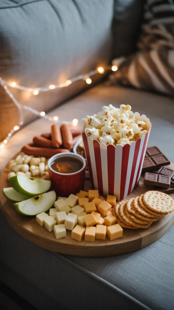 Movie Night Munchies Kids Charcuterie Board