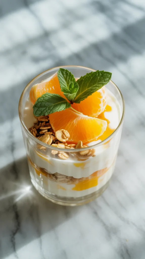Orange Cream Parfait