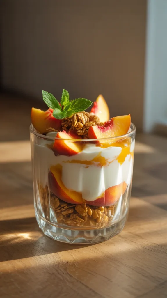 Peach Yogurt Parfait