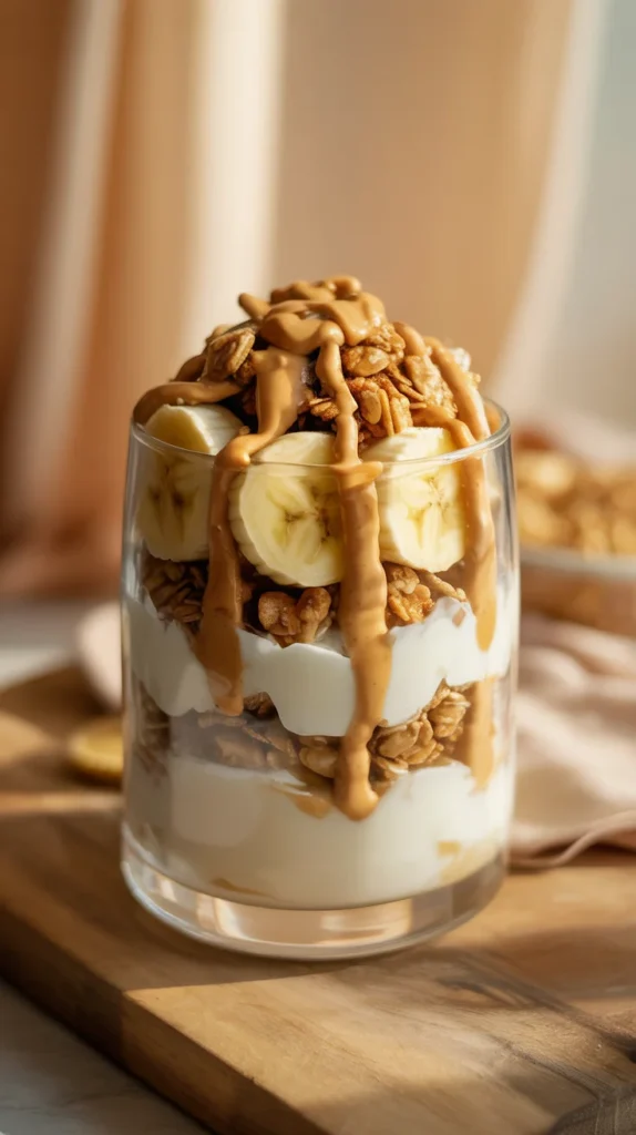 Peanut Butter Banana Parfait
