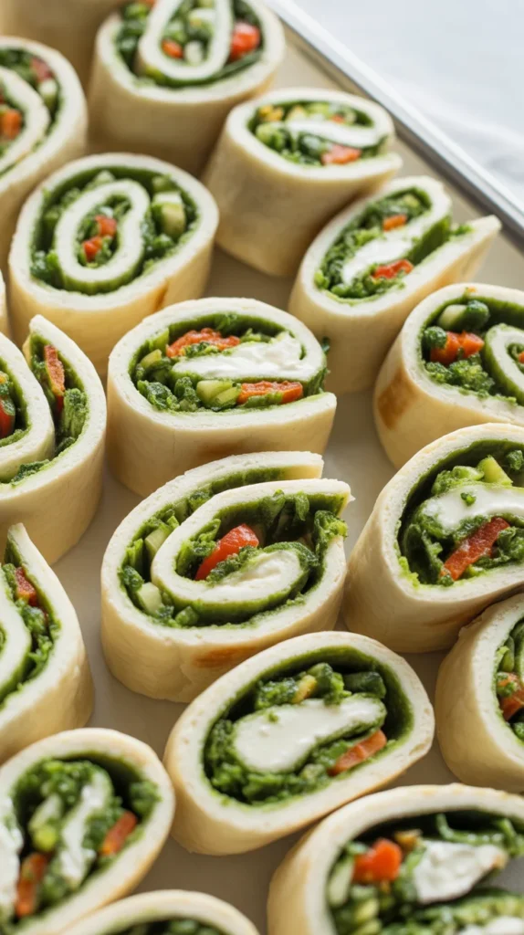 Pesto Tortilla Pinwheels