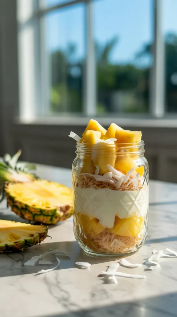 Pineapple Coconut Parfait