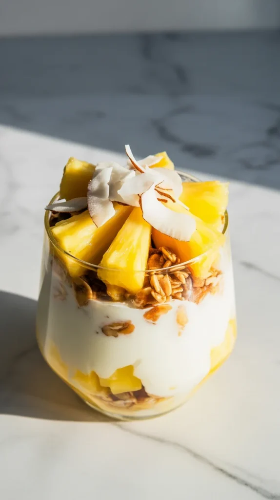 Pineapple Yogurt Parfait