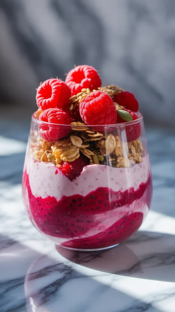 Raspberry Chia Parfait
