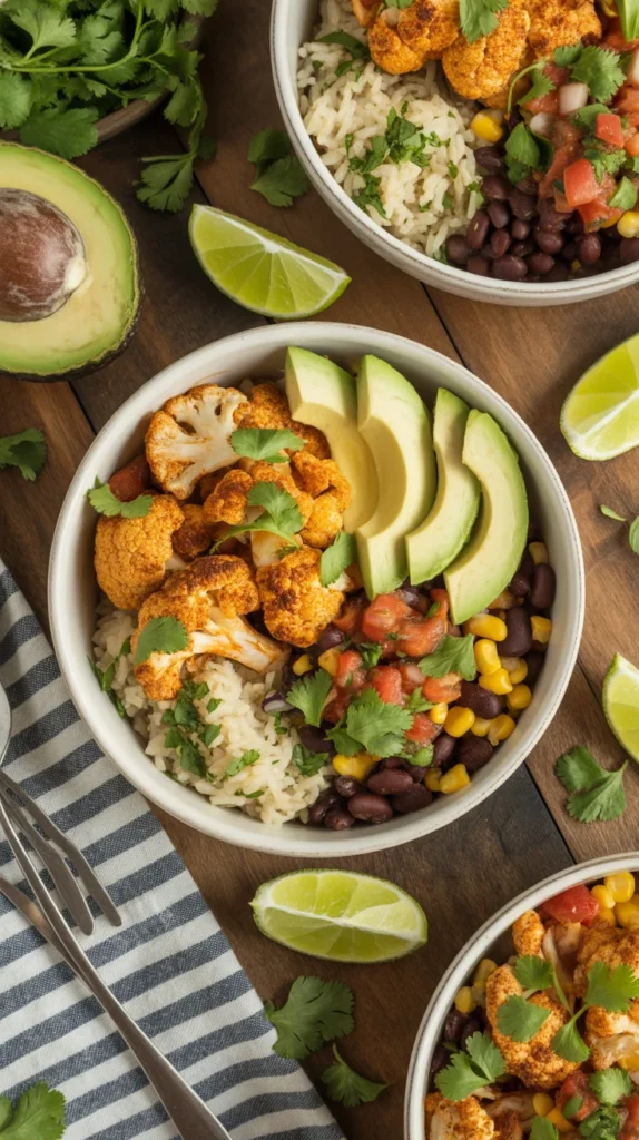 Roasted Cauliflower Taco Bowls