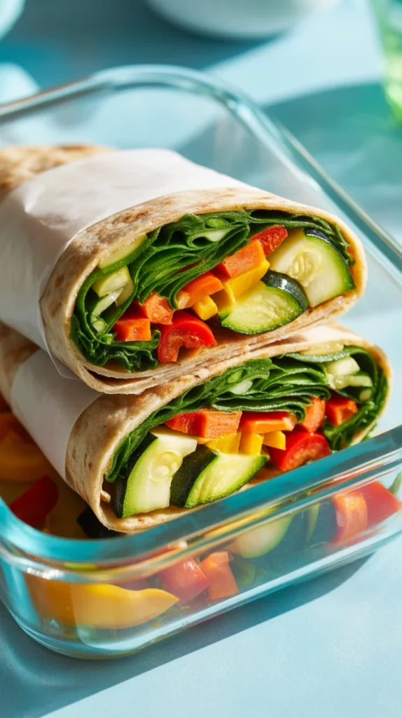 Roasted Veggie Wrap