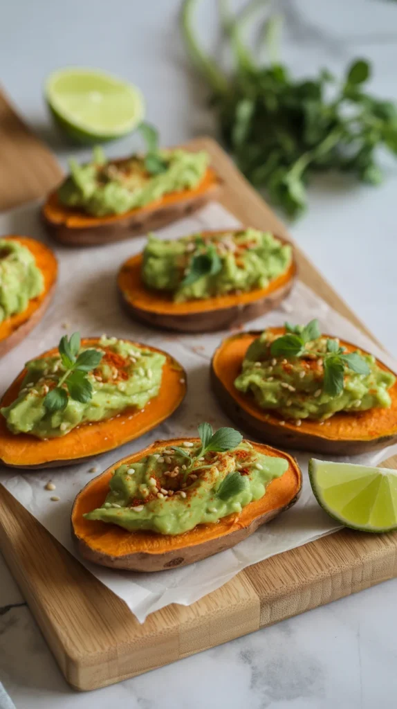 Sweet Potato Avocado Toast Bites