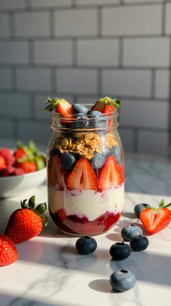 Vanilla Yogurt Berry Parfait