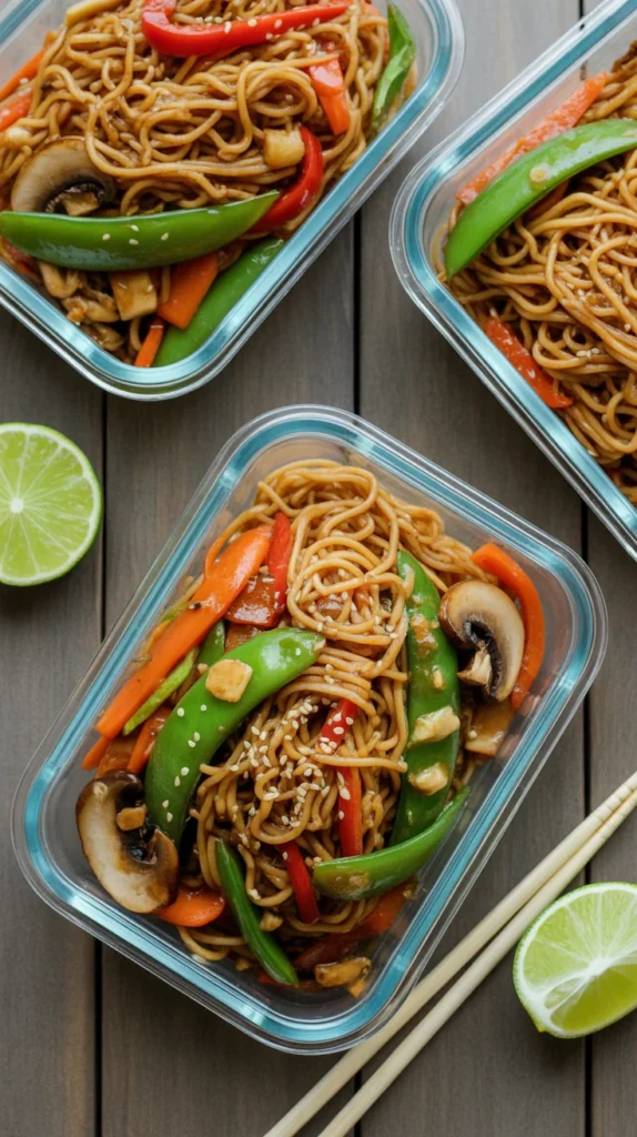 Veggie Stir-Fry Noodle Prep